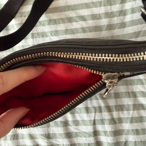 Y 2 K Coach Poppy Black Crossbody D 513 - Picture 5 of 8